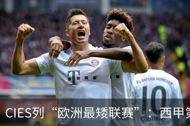 CIES列“欧洲最矮联赛”：西甲第1，葡超第5，法甲第7